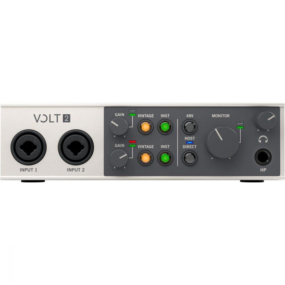 Universal Audio Volt 2 SB2 2-In/2-Out Audio Interface Studio Pack - Image 2