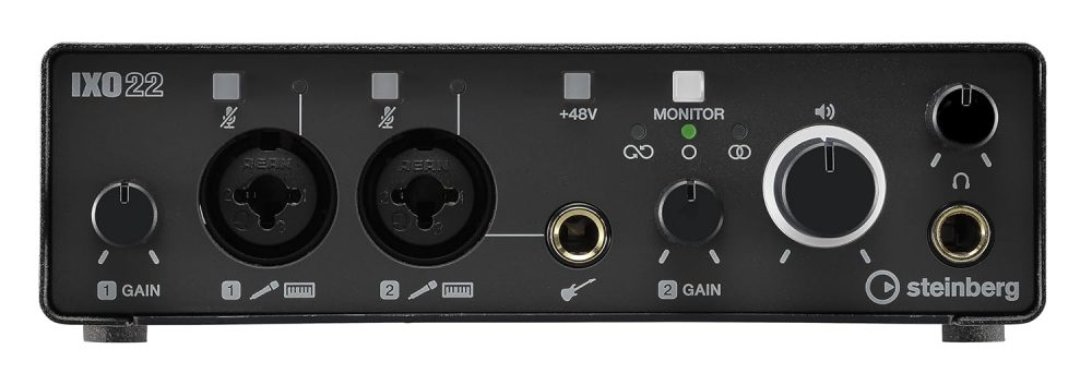 Steinberg IXO22 2x2 USB 2.0 24-Bit/192kHz Audio Interface With Cubase AI, Cubasis LE and Steinberg Plus Software - Image 3