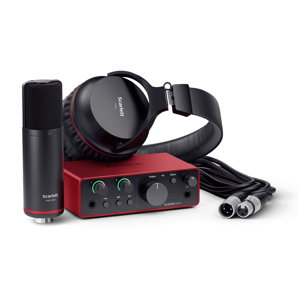 Focusrite Scarlett Solo Studio Pack (Generation 4)